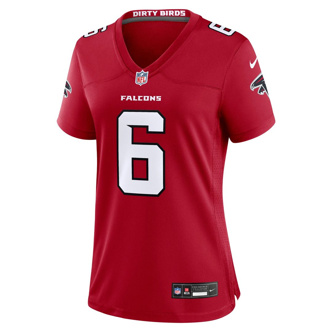 Nick Folk Atlanta Falcons Nike Women's Team Game Jersey -  Red
