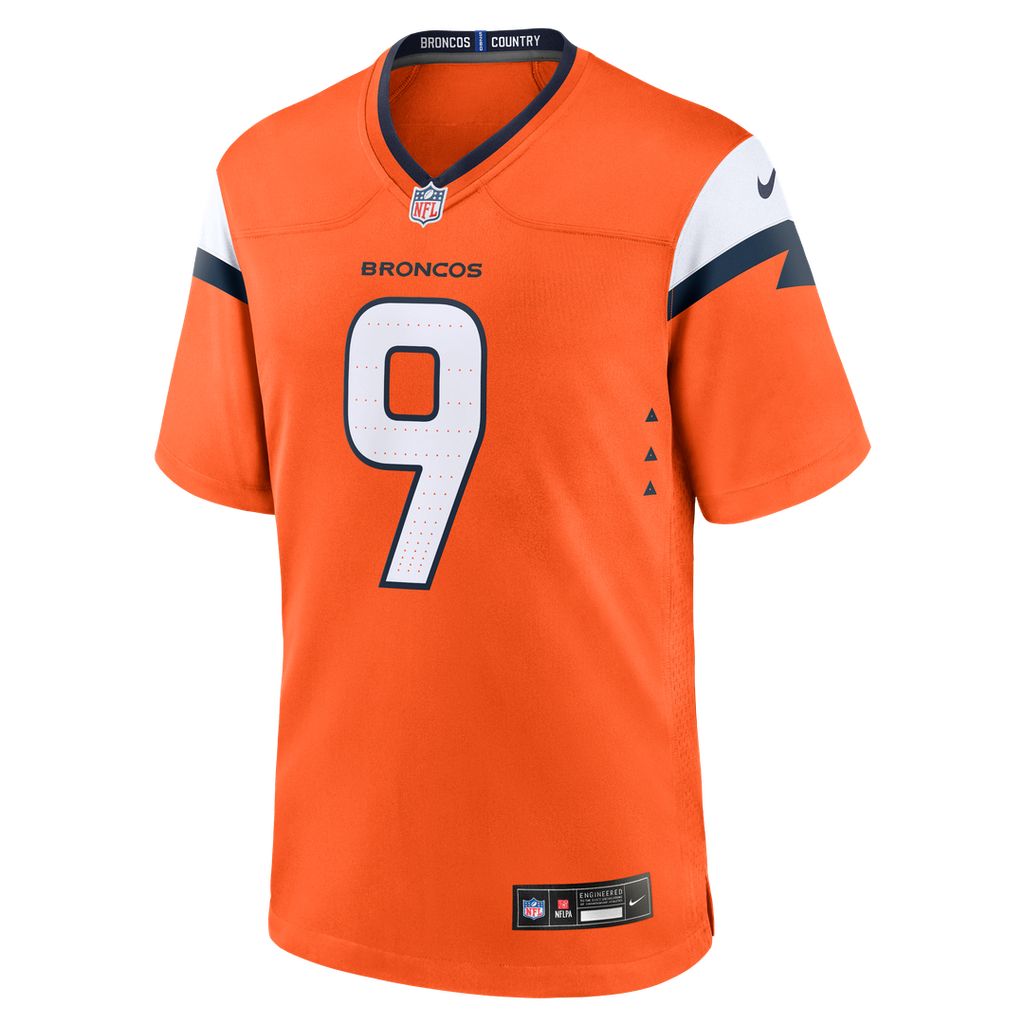 Talanoa Hufanga Denver Broncos Nike Team Game Jersey -  Orange