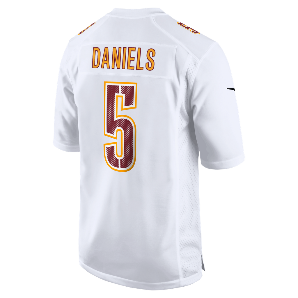 Jayden Daniels Washington Commanders Nike Fashion Jersey - Tundra White