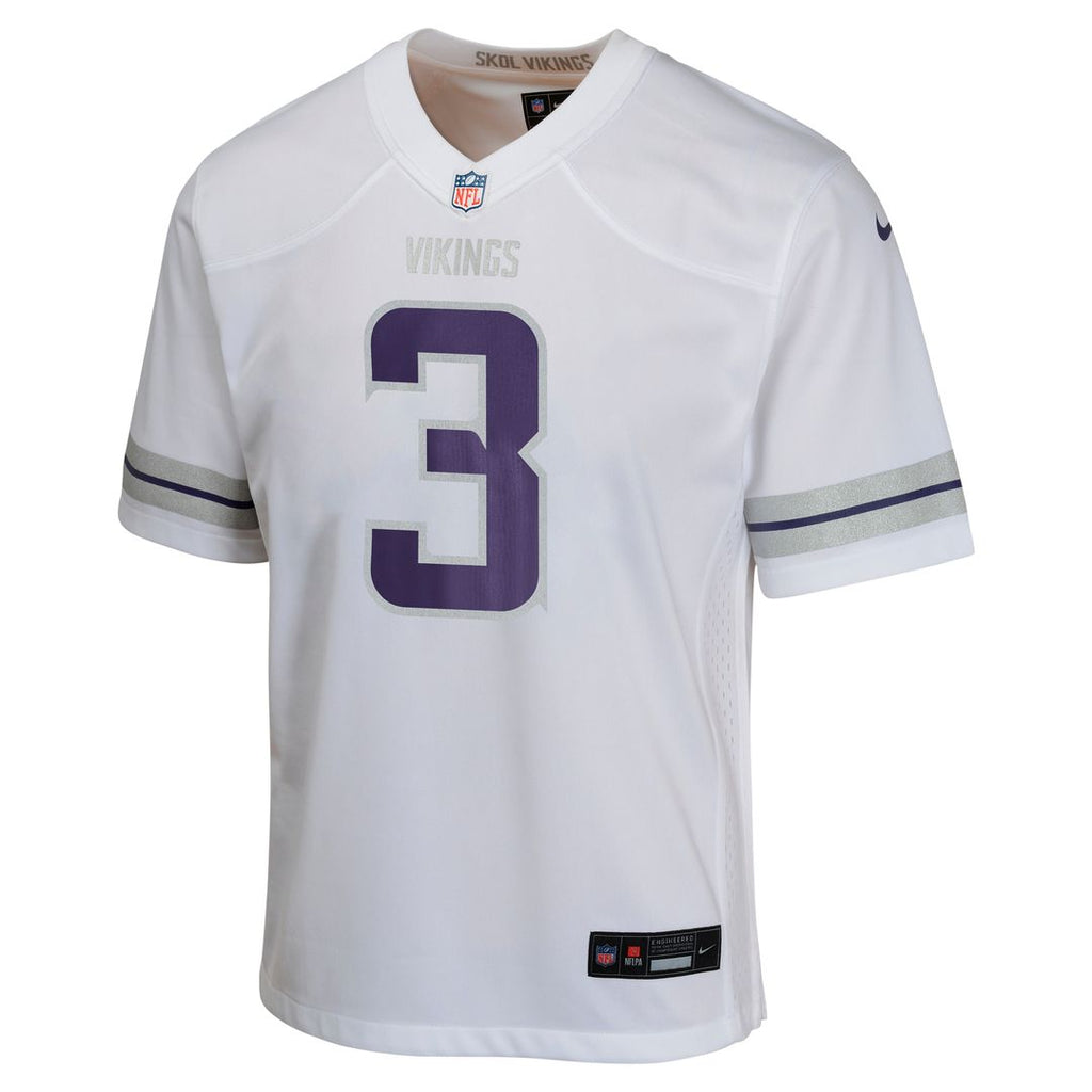 Jordan Addison Minnesota Vikings Nike Youth Game Jersey - White