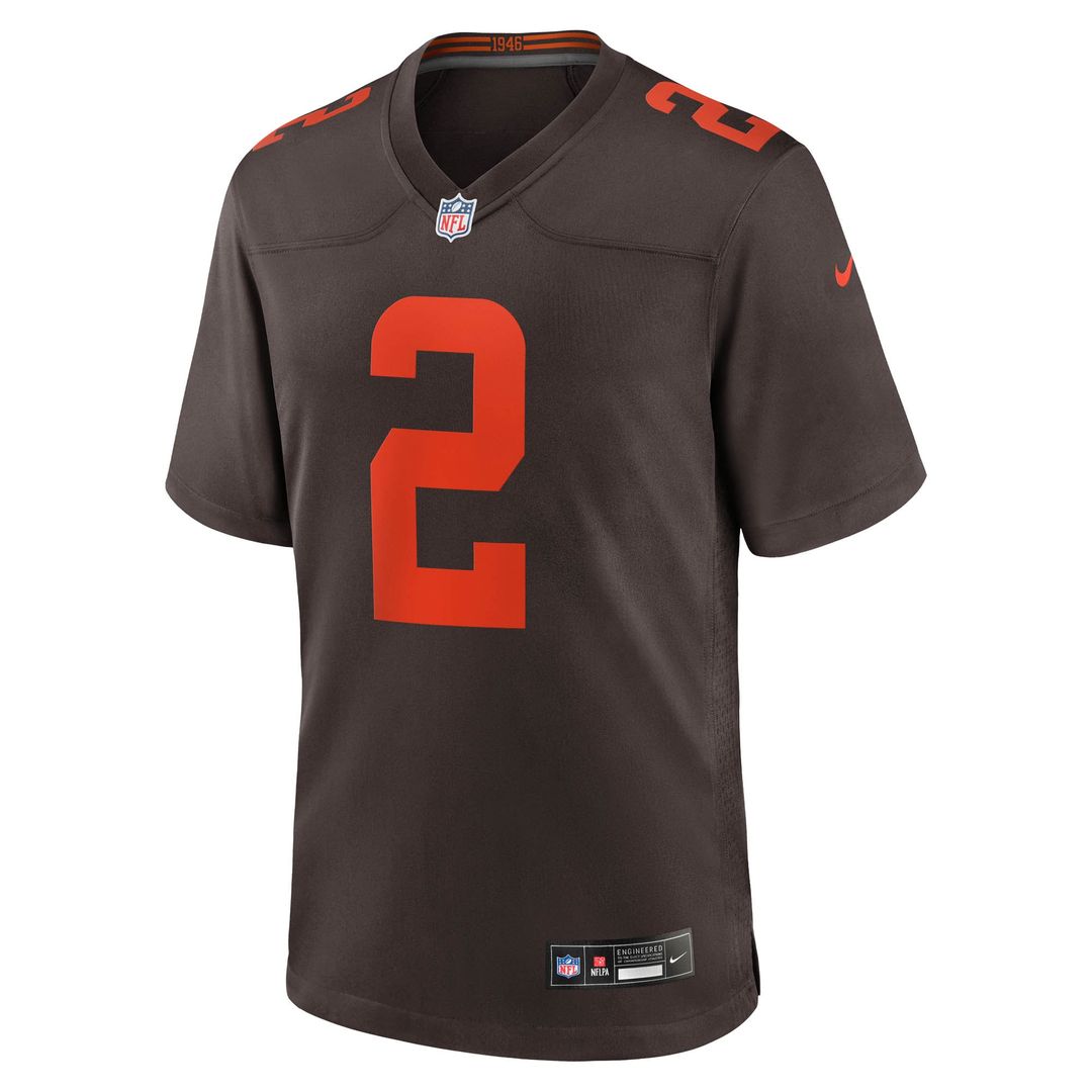 Shedeur Sanders Cleveland Browns Nike Alternate Game Jersey -  White