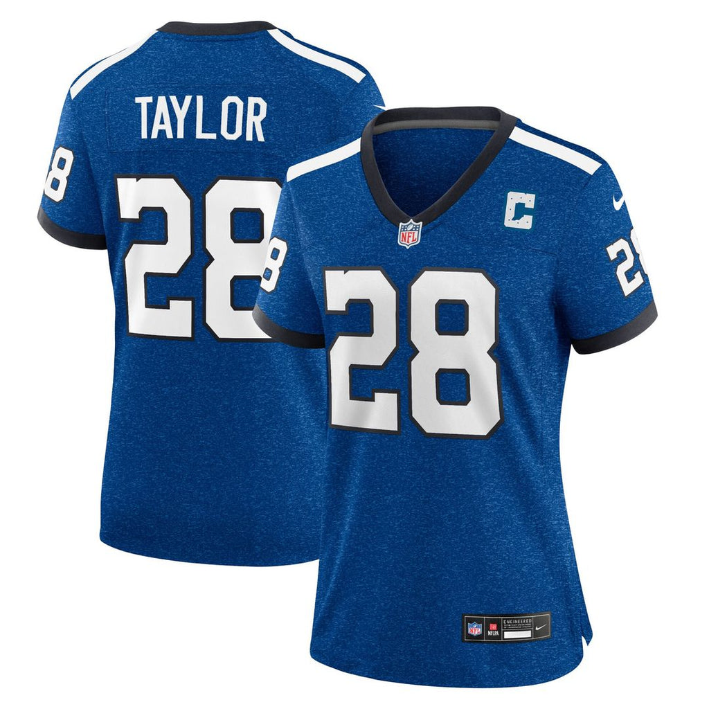 Jonathan Taylor Indianapolis Colts Nike Women's Indiana Nights Alternate Game Jersey - Royal