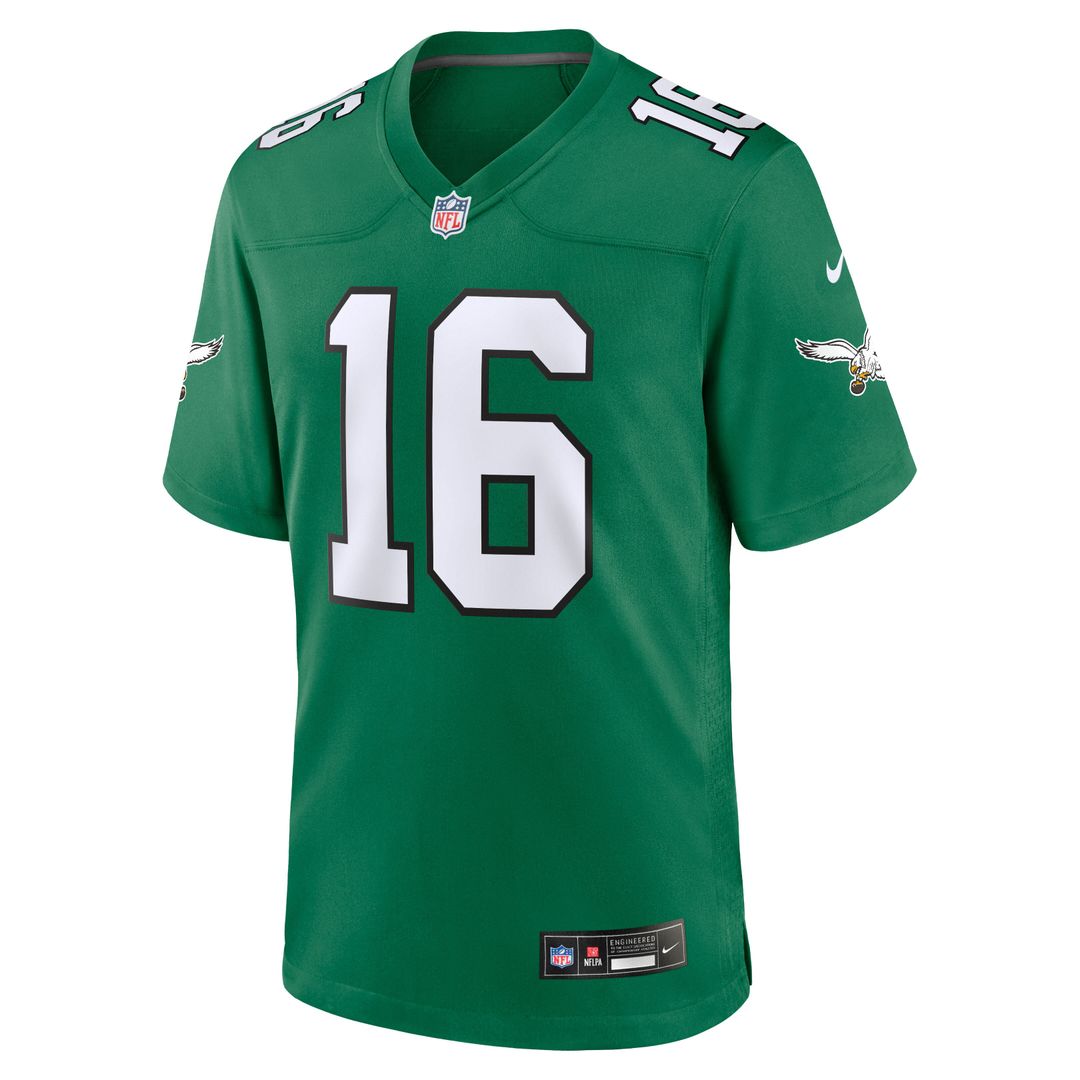 Tanner McKee Philadelphia Eagles Nike Alternate Game Jersey - Kelly Green