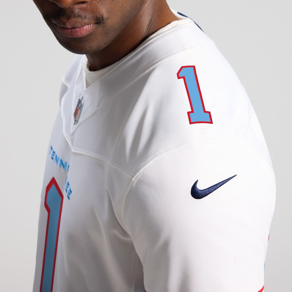 Cameron Ward Tennessee Titans Nike Vapor F.U.S.E. Stitched Limited Jersey - White