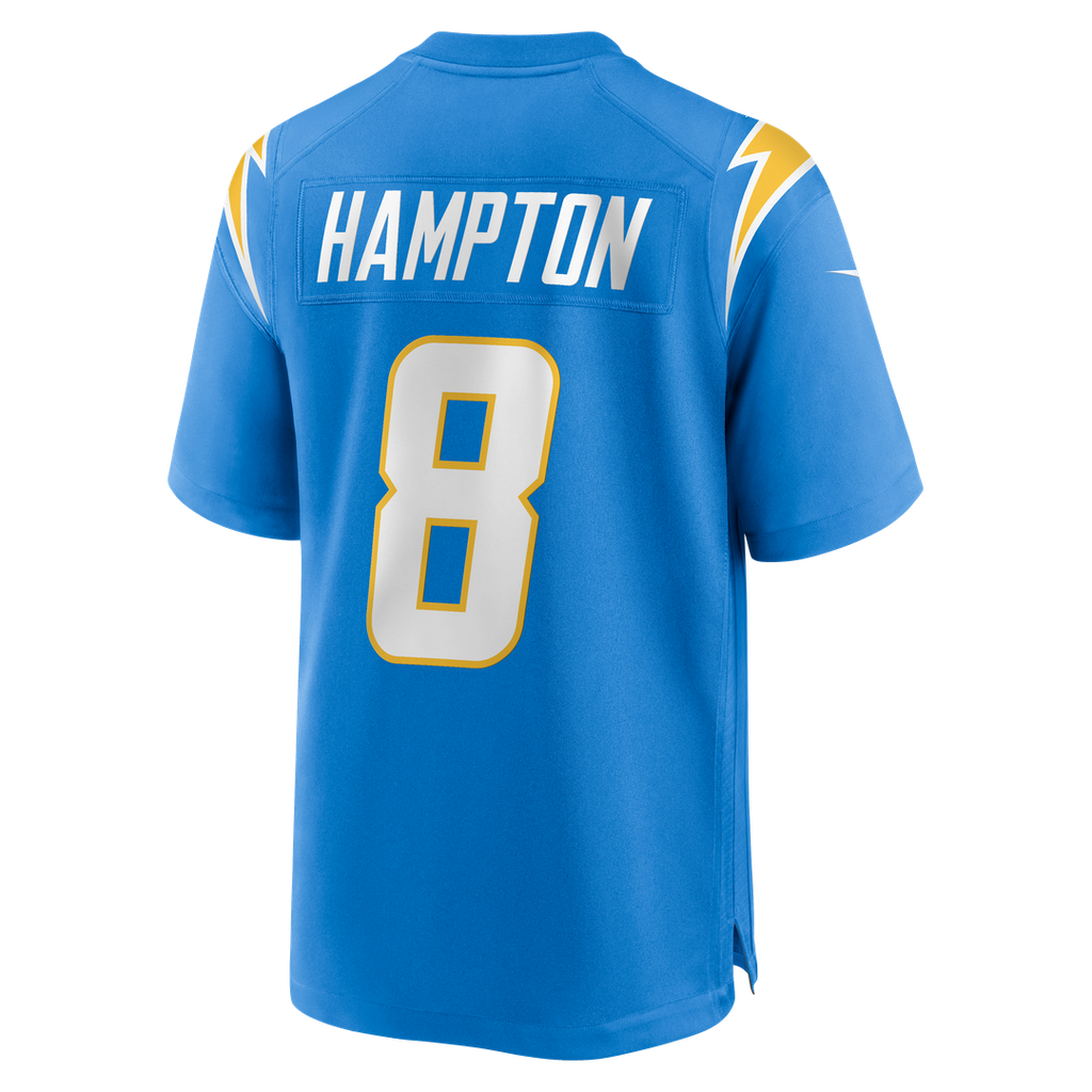Omarion Hampton Los Angeles Chargers Nike Team Game Jersey -  Powder Blue