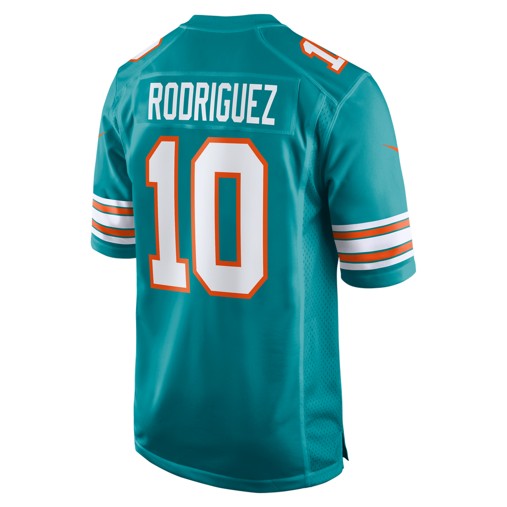 Jacob Rodriguez Miami Dolphins Nike Alternate Game Jersey - Aqua