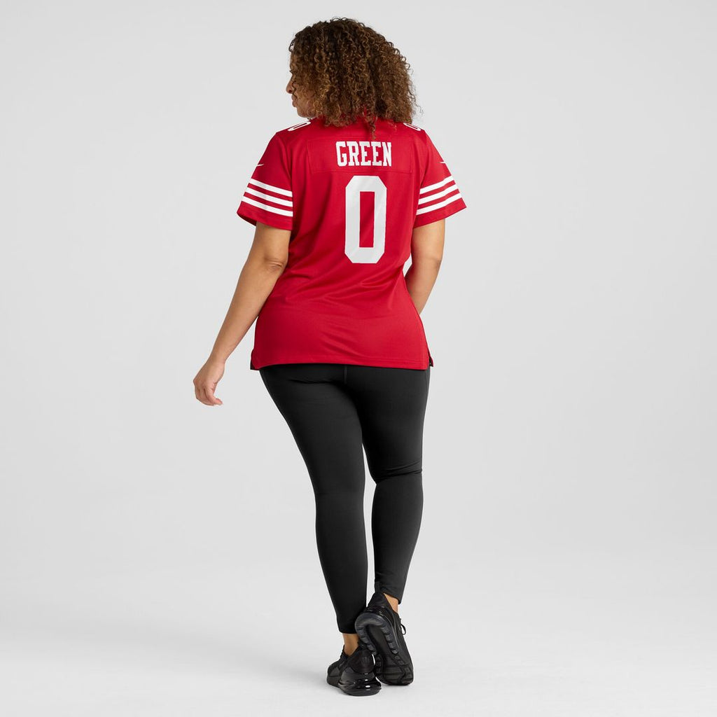 Renardo Green San Francisco 49ers Nike Women's Team Game Jersey -  Scarlet