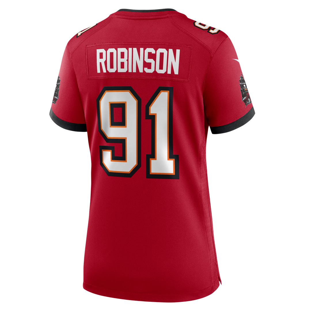 A'Shawn Robinson Tampa Bay Buccaneers Nike Women's Team Game Jersey - Red